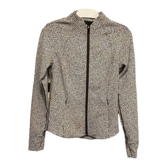Athleta Salutation Jacket Cheetah Print TS - Picture 1 of 4